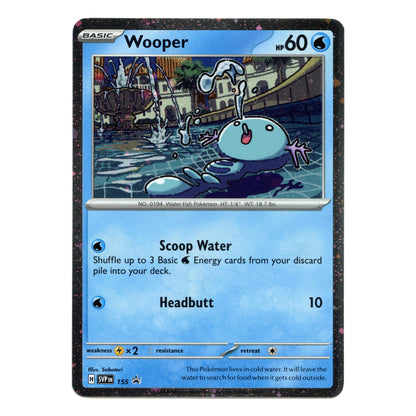 Wooper SVP155 | Surging Sparks | Black Star Promo | NM