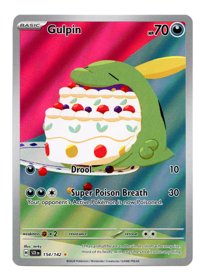 Gulpin 154/142 | Stellar Crown | Illustration Rare | Near Mint