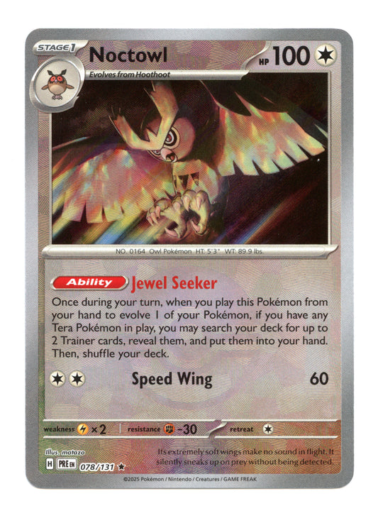 Noctowl 078/131 (Poke Ball Pattern) | Prismatic Evolutions | Rare