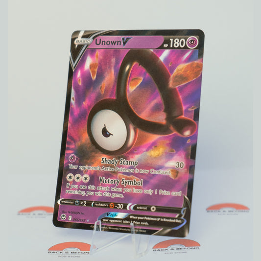 Unown V 065/195 | Silver Tempest | Ultra Rare | NM